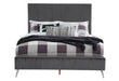 Enzo Dark Grey Queen Bed - ENZO-DARK GREY-QB - Gate Furniture