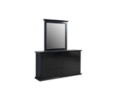 Erika Black 4 pc Queen Bedroom Set - ERIKABEDROOM-4PCQ