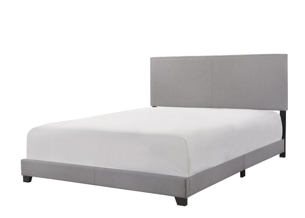 Erin Gray Upholstered King Bed - 5271GY-K-NH - Gate Furniture