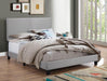 Erin Gray Velvet Full Bed | 5271 *** - 5271GY-F - Gate Furniture