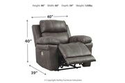 Erlangen Midnight Power Recliner - Gate FurniturePower Recliner