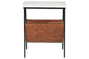 Etanbury Brown/Black/White Accent Table - Gate FurnitureTable
