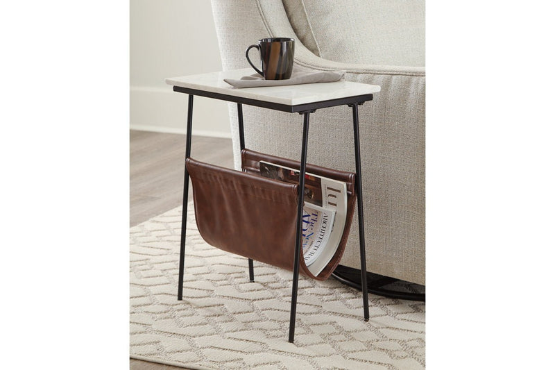 Etanbury Brown/Black/White Accent Table - Gate FurnitureTable