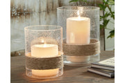 Eudocia Clear Candle Holder (Set of 2) - Gate FurnitureOther Products