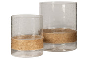 Eudocia Clear Candle Holder (Set of 2) - Gate FurnitureOther Products