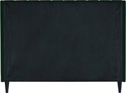 Eva Velvet King Bed Green - Gate FurnitureKing Bed