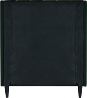 Eva Velvet Twin Bed Green - Gate FurnitureTwin Bed