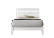 Evan White Full Panel Bed - Gate FurnitureFull Bed