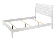 Evan White Queen Panel Bed - Gate FurnitureQueen Bed