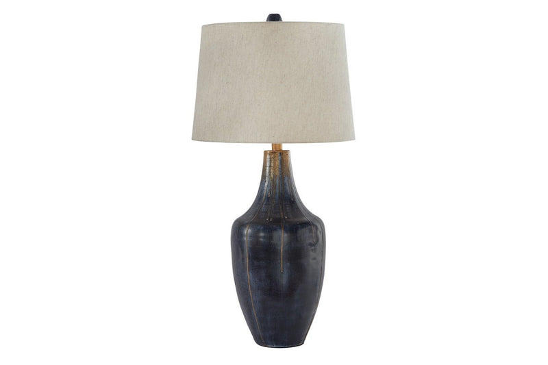 Evania Indigo Table Lamp - Gate FurnitureTable Lamp