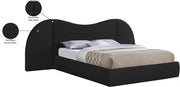 Everest Boucle Fabric King Bed (3 Boxes) Black - B1246Black-K