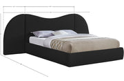 Everest Boucle Fabric King Bed (3 Boxes) Black - B1246Black-K