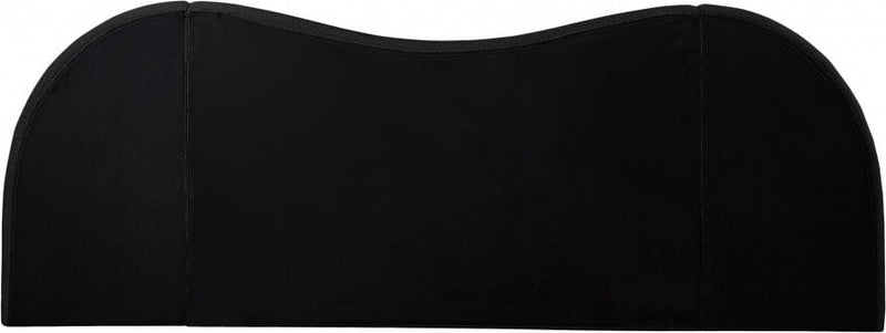 Everest Boucle Fabric Queen Bed (3 Boxes) Black - Gate FurnitureQueen Bed