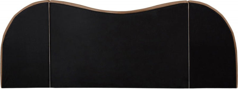 Everest Linen Textured Fabric Queen Bed (3 Boxes) Natural - Gate FurnitureQueen Bed