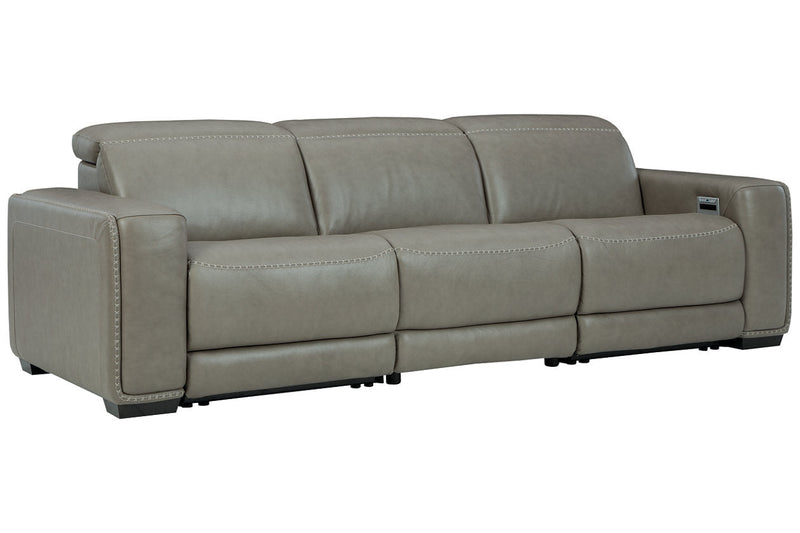 [EXCLUSIVE] Correze Gray 3 - Piece Power Reclining Sofa - Gate FurniturePower Reclining Sofa