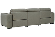 [EXCLUSIVE] Correze Gray 3 - Piece Power Reclining Sofa - Gate FurniturePower Reclining Sofa