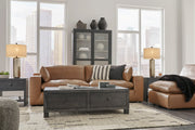 [EXCLUSIVE] Emilia Caramel Leather 3 - Piece Sofa - Gate FurnitureSectional