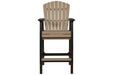 Fairen Trail Black/Driftwood Barstool (Set of 2) - P211-130 - Gate Furniture