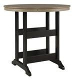 Fairen Trail Black/Driftwood Bar Table - Gate FurniturePub Table