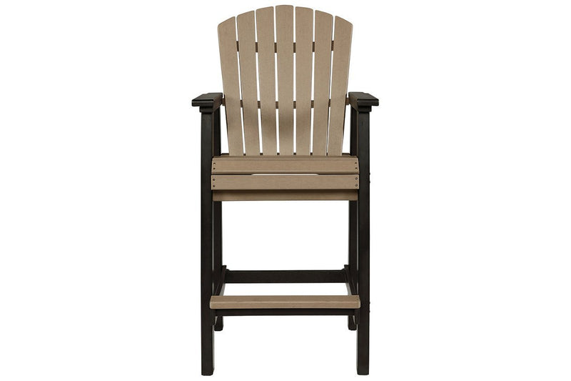 Fairen Trail Black/Driftwood Barstool (Set of 2) - Gate FurnitureBarstool