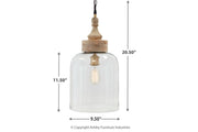 Faiz Transparent Pendant Light - Gate FurniturePendant