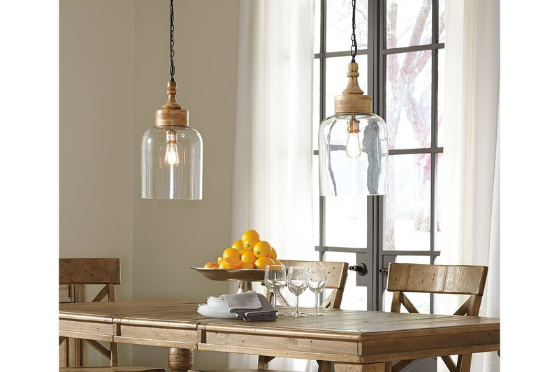 Faiz Transparent Pendant Light - Gate FurniturePendant