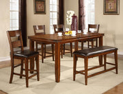 Figaro Brown Counter Height Set - Gate FurnitureCounter Height Set