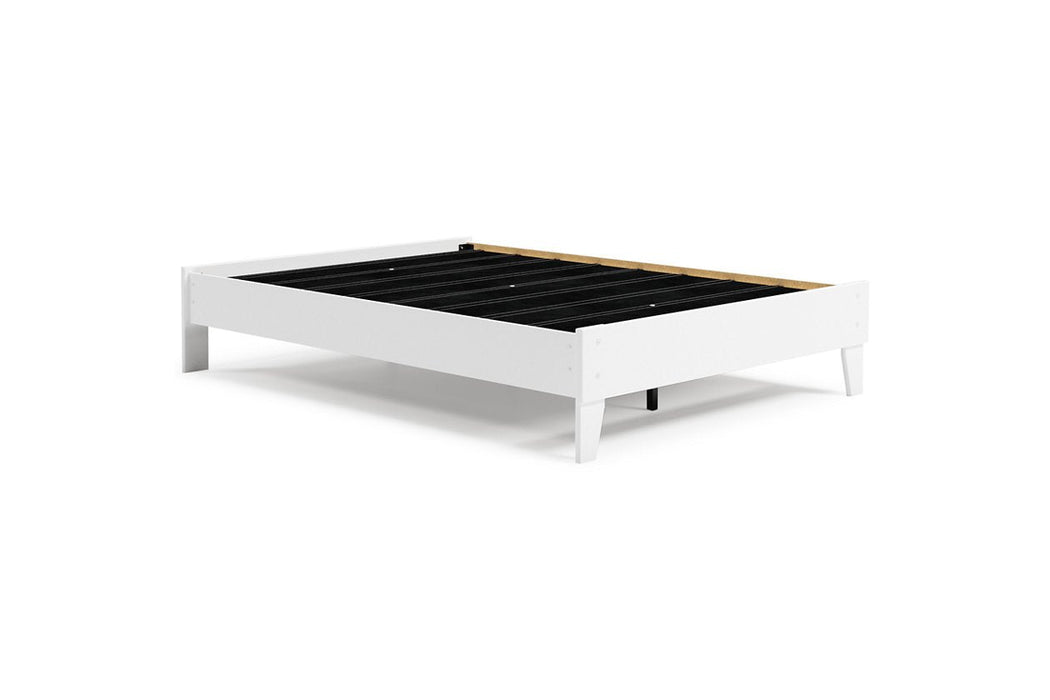 Finch White Full Platform Bed - EB3477-112 - Gate Furniture