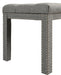 Finley Gray Accent Bench - 4945 - Gate Furniture