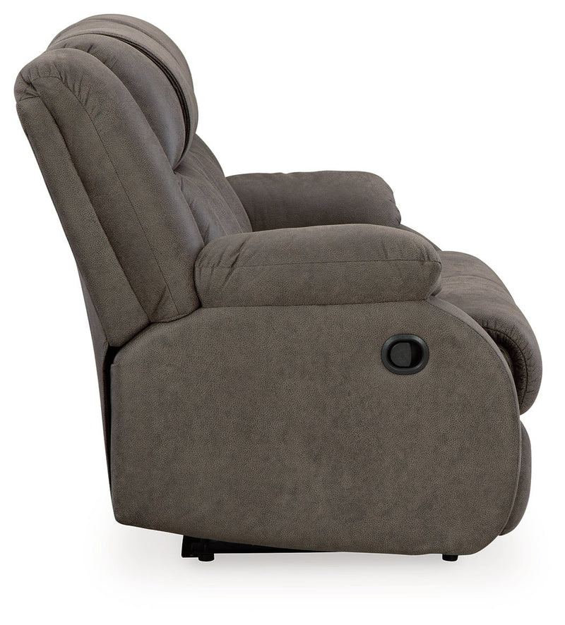 First Base Reclining Loveseat - Gate FurnitureLoveseat