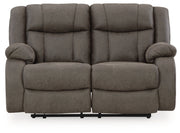 First Base Reclining Loveseat - Gate FurnitureLoveseat