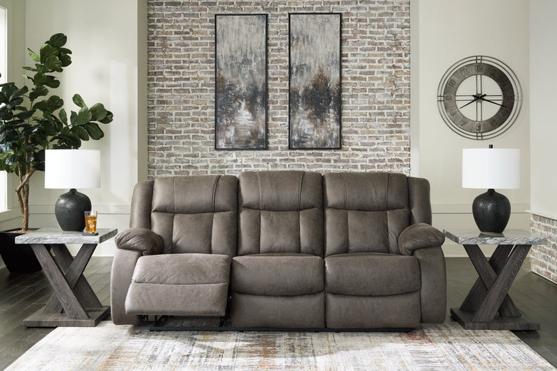 First Base Reclining Sofa - Gate FurnitureReclining Sofa