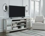 Flamory Silver 72" TV Stand - W910-68 - Gate Furniture