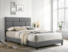 Flannery Gray Full Platform Bed - 5137GY-F - Gate Furniture