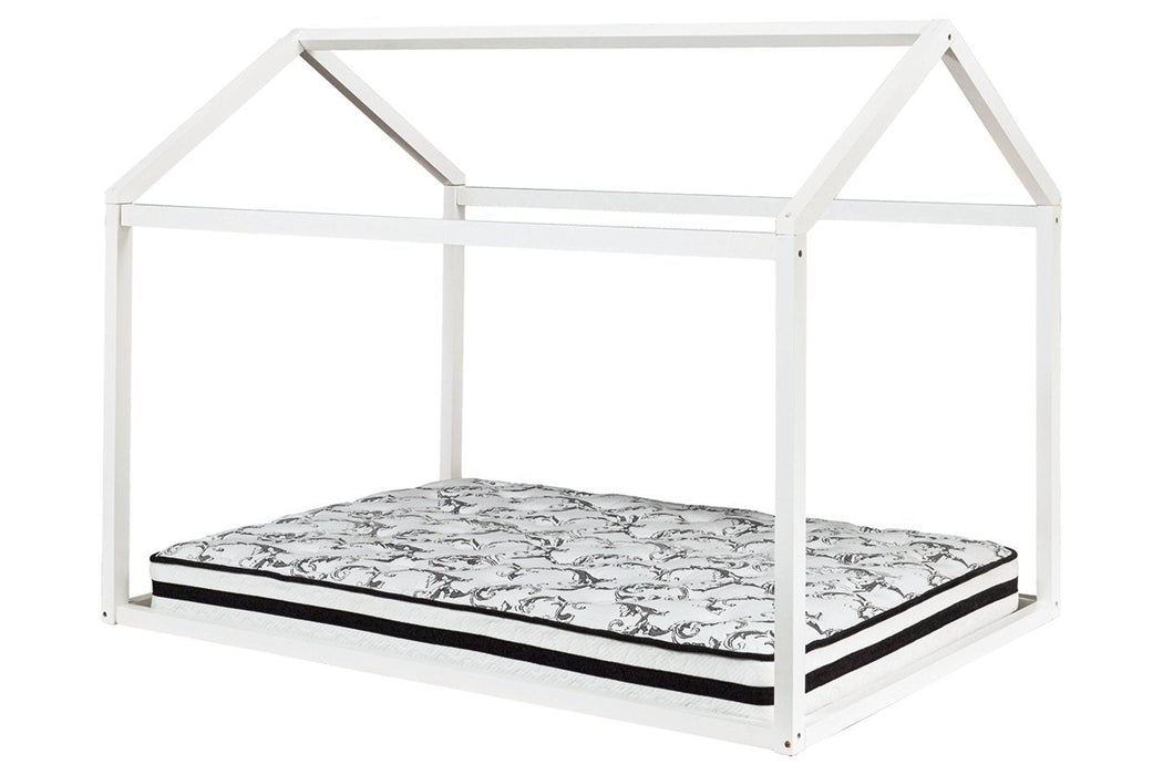 Flannibrook White Full House Bed Frame - B082-262 - Gate Furniture