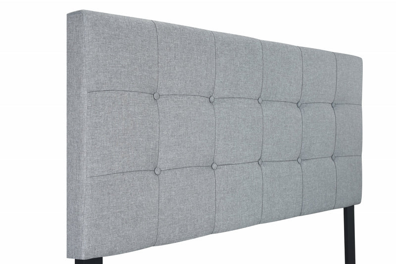 Florence Gray Upholstered Twin Bed - Gate FurnitureTwin Bed