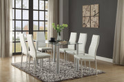 Florian White Dining Set - Gate FurnitureDining Room Set