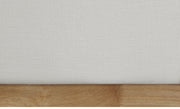Flynn Linen Textured Fabric Full Bed Cream - FlynnCream-F