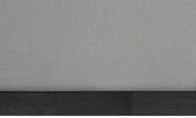Flynn Linen Textured Fabric King Bed Grey - Gate FurnitureKing Bed