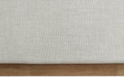 Flynn Linen Textured Fabric Twin Bed Cream - Gate FurnitureTwin Bed