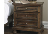 Flynnter Medium Brown Nightstand - Gate FurnitureNightstand