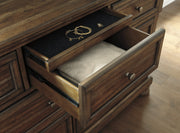 Flynnter Medium Brown Panel Bedroom Set - Gate FurnitureBedroom Set