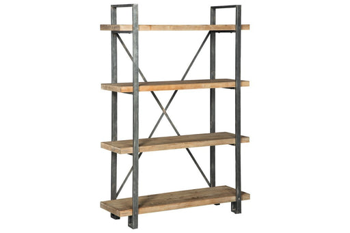 Forestmin Brown/Black Bookcase - Gate FurnitureBookcases