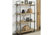 Forestmin Brown/Black Bookcase - Gate FurnitureBookcases