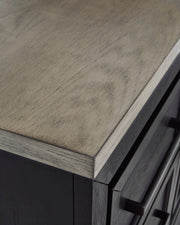 Foyland Black/Brown Footboard Storage Platform Bedroom Set - Gate FurnitureBedroom Set