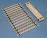 Frames and Rails Brown Twin Roll Slat - Gate FurnitureFoundation