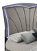Frampton Gray Queen LED Platform Bed - Gate Furniture