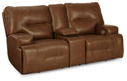 Francesca Power Reclining Loveseat with Console - Gate FurniturePower Reclining Loveseat