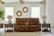 Francesca Power Reclining Loveseat with Console - Gate FurniturePower Reclining Loveseat