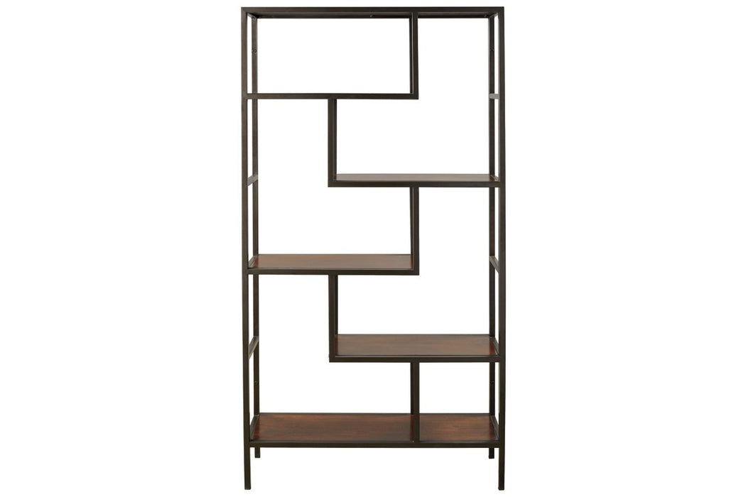 Frankwell Brown/Black Bookcase - A4000021 - Gate Furniture
